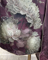 Crepe Unstitched Suit Set With Crepe Dupatta