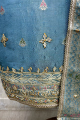 Tissue Unstitched Suit Set Featuring Tissue Dupatta