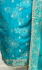 Cosmo Tissue Unstitched Suit Set Featuring Cosmo Tissue Dupatta