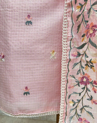 Fine Thread Work Kota Unstitched Suit Set