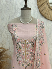 Fine Thread Work Kota Unstitched Suit Set