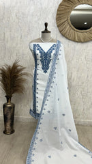 Thread Work Kota Unstitched Suit Set