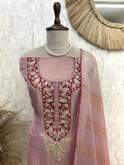 Graceful Tissue Unstitched suit set