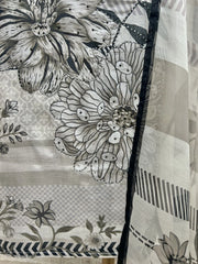 Floral Print Muslin Unstitched Suit Set