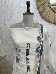 Kota Unstitched Suit Set With Necktie Design