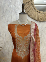 Gleam Tissue Unstitched Suit