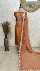 Gleam Tissue Unstitched Suit