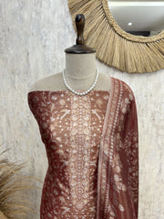 Fine Silk Elegance Unstitched Suit