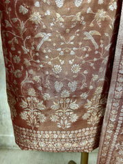 Fine Silk Elegance Unstitched Suit