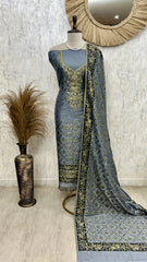 Royal Cotton Silk Unstitched Suit