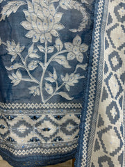 Printed Maheshwari Unstitched Suit Set