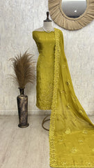 Rose Embroidered Grace Unstiched Suit