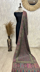 Non Reversible Semi Pashmina Unisex Stole With Curated Box Packaging