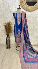 Classic Ethnic Weave Unstiched Suit