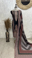 Classic Ethnic Weave Unstiched Suit