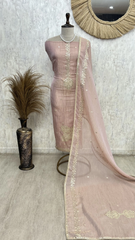 Soft Gold Serenity Unstiched Suit