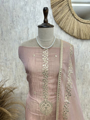 Soft Gold Serenity Unstiched Suit