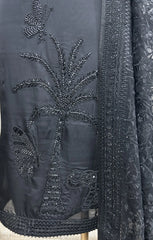 Embroidered Grace Unstiched Suit