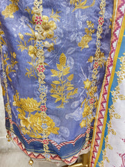 Ethnic Pearl Elegance Unstiched Suit