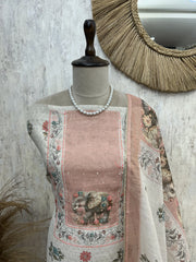 Blossom Trail Beauty Unstitched Suit