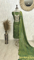 Ghadchola Chanderi Unstitched Suit Set