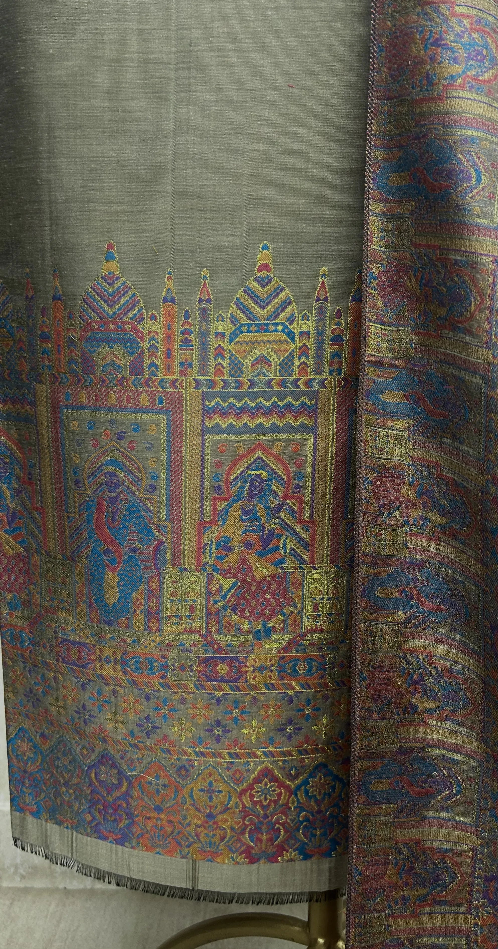 Kani Weaving Cotton Silk Unstitched Suit