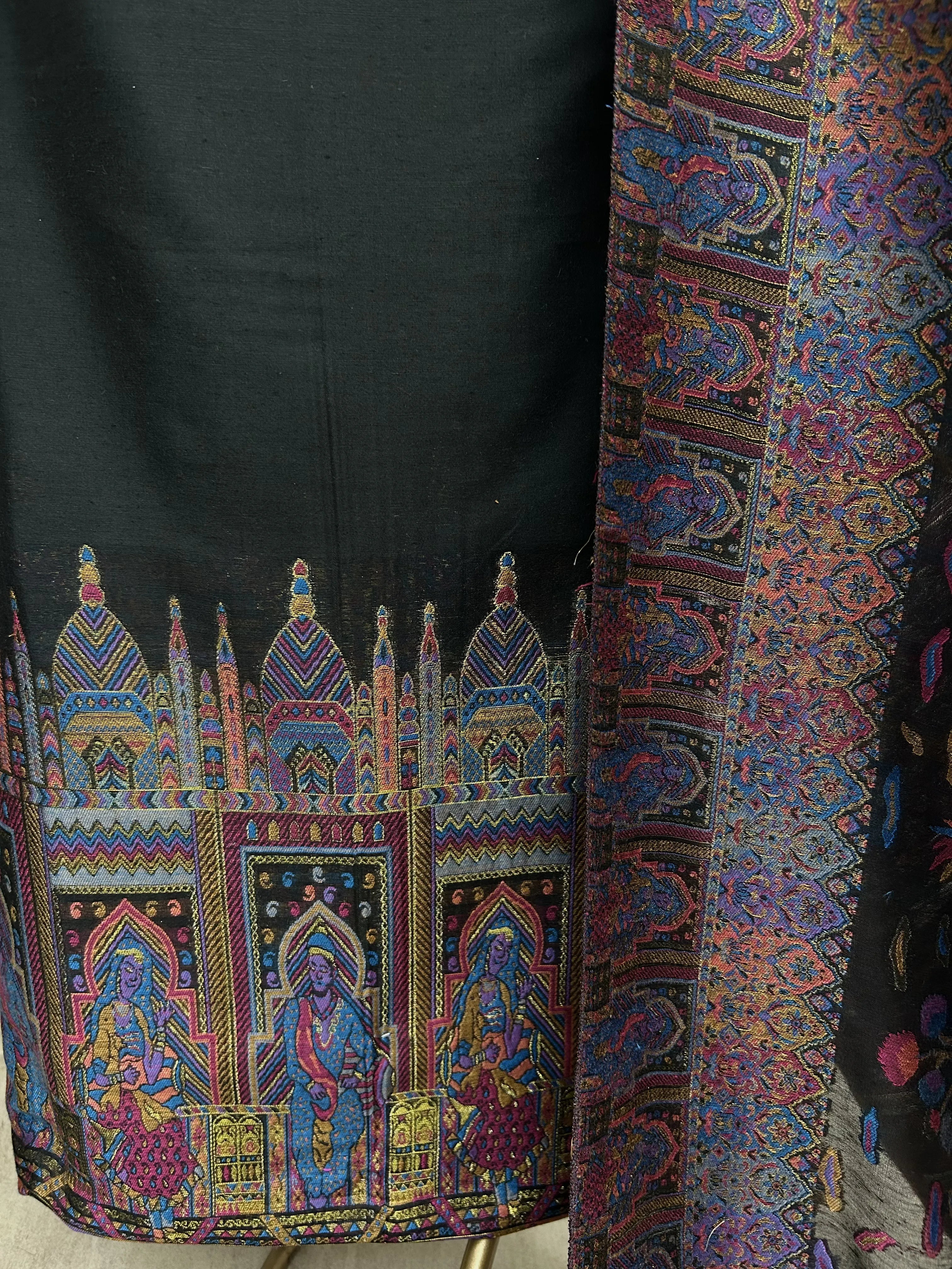 Kani Weaving Cotton Silk Unstitched Suit