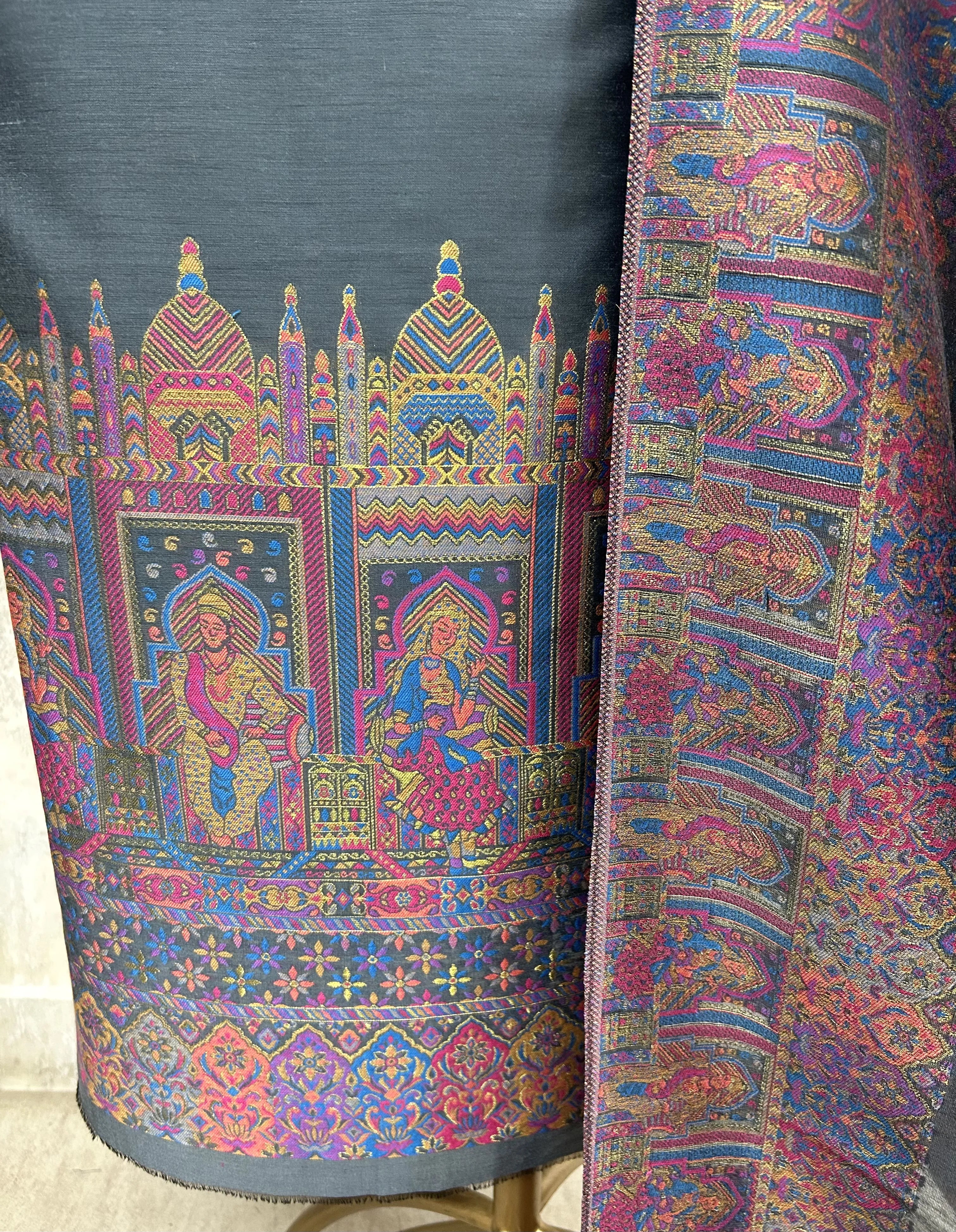 Kani Weaving Cotton Silk Unstitched Suit