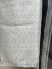 Mirror Work Linen Unstitched Suit Set