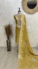 Traditional tissue unstitched suit set