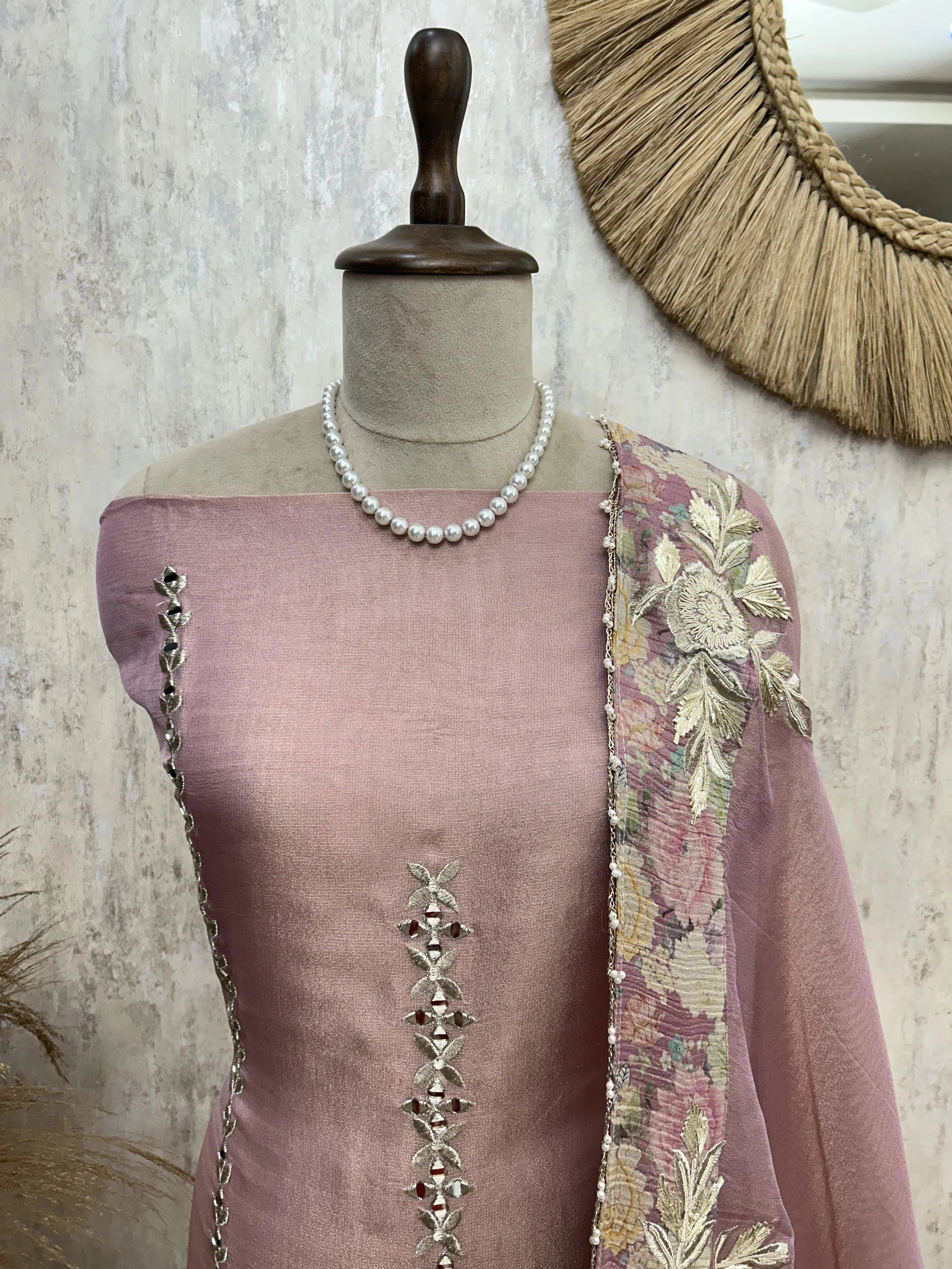 Premium Tissue Unstitched suit set