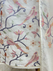 Thread Embroidery Kota Unstitched Suit Set