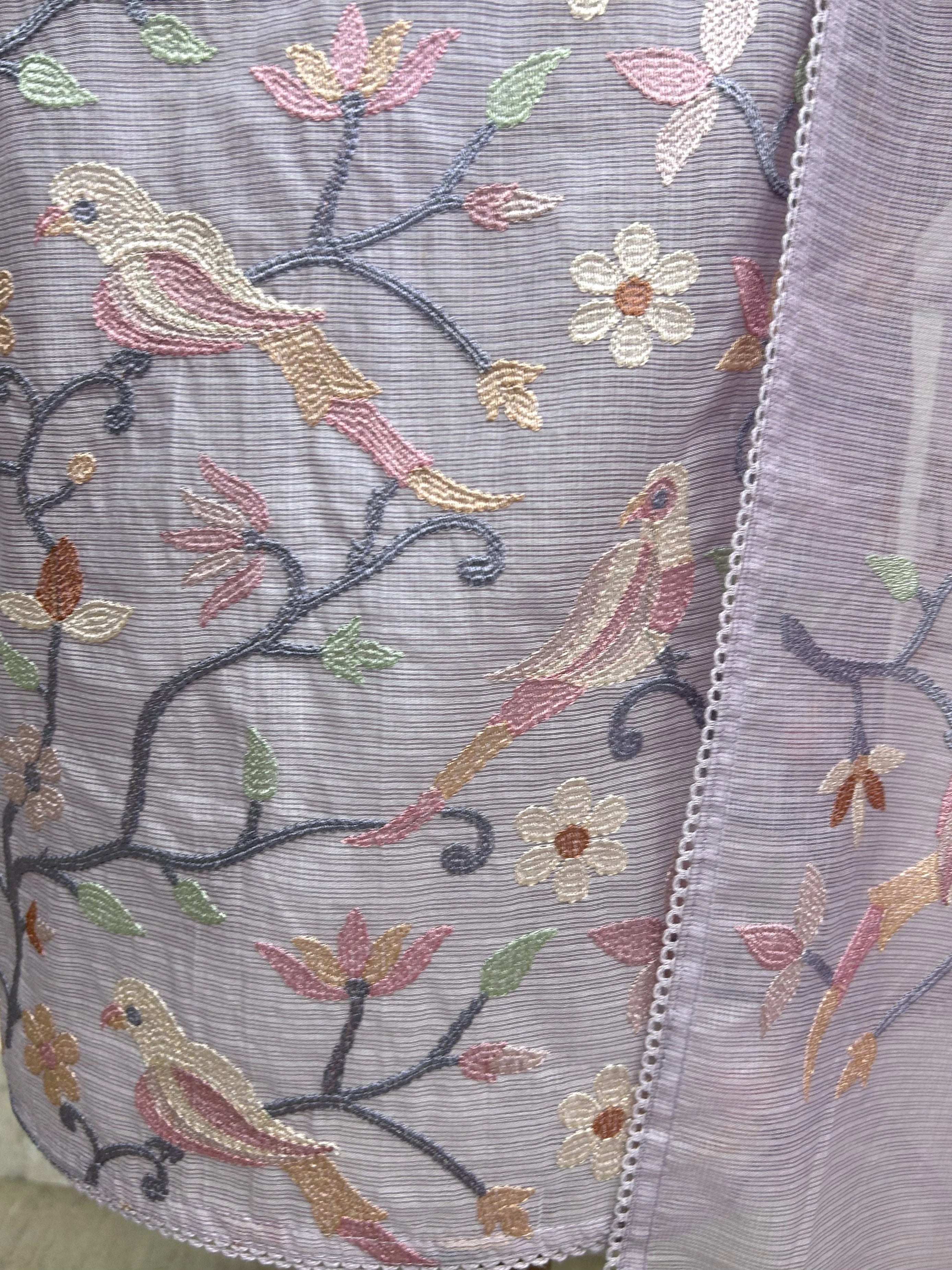 Thread Embroidery Kota Unstitched Suit Set