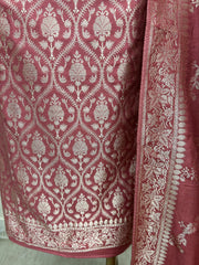Pashmina jacquard weaving unstitched suit