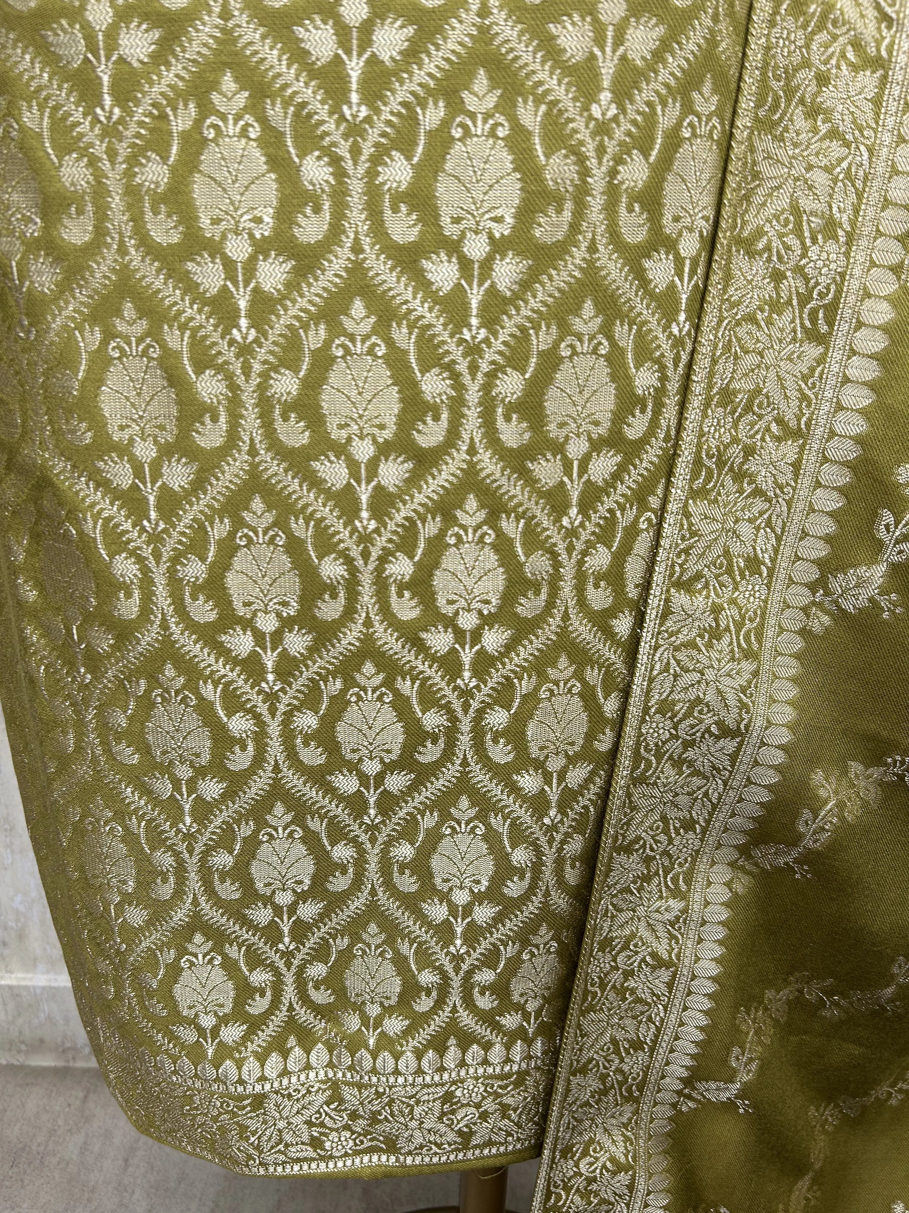 Pashmina jacquard weaving unstitched suit