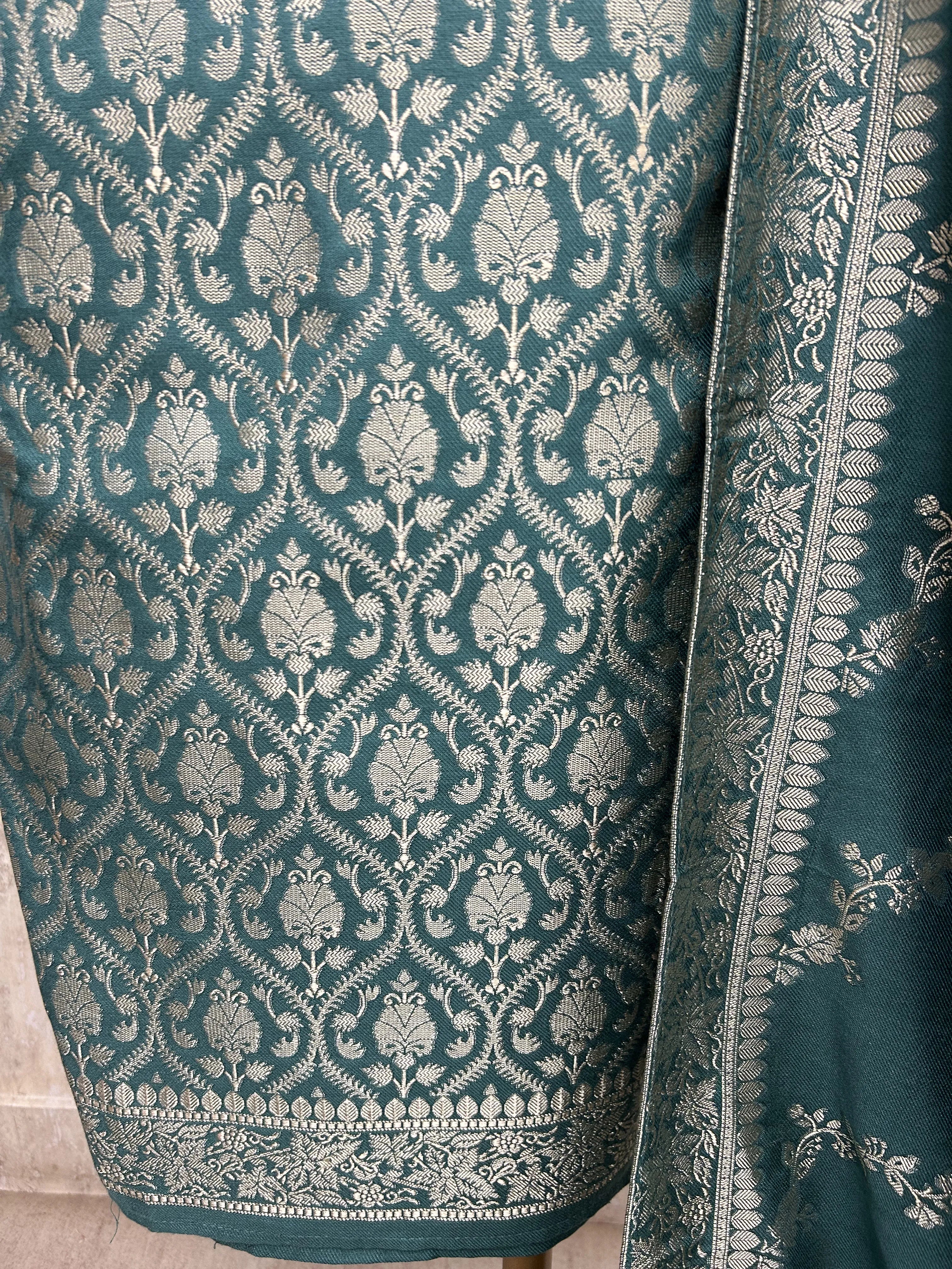 Pashmina jacquard weaving unstitched suit