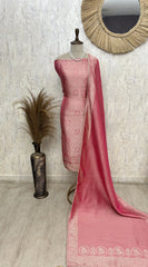 Luxury Brocade silk Unstitched suit