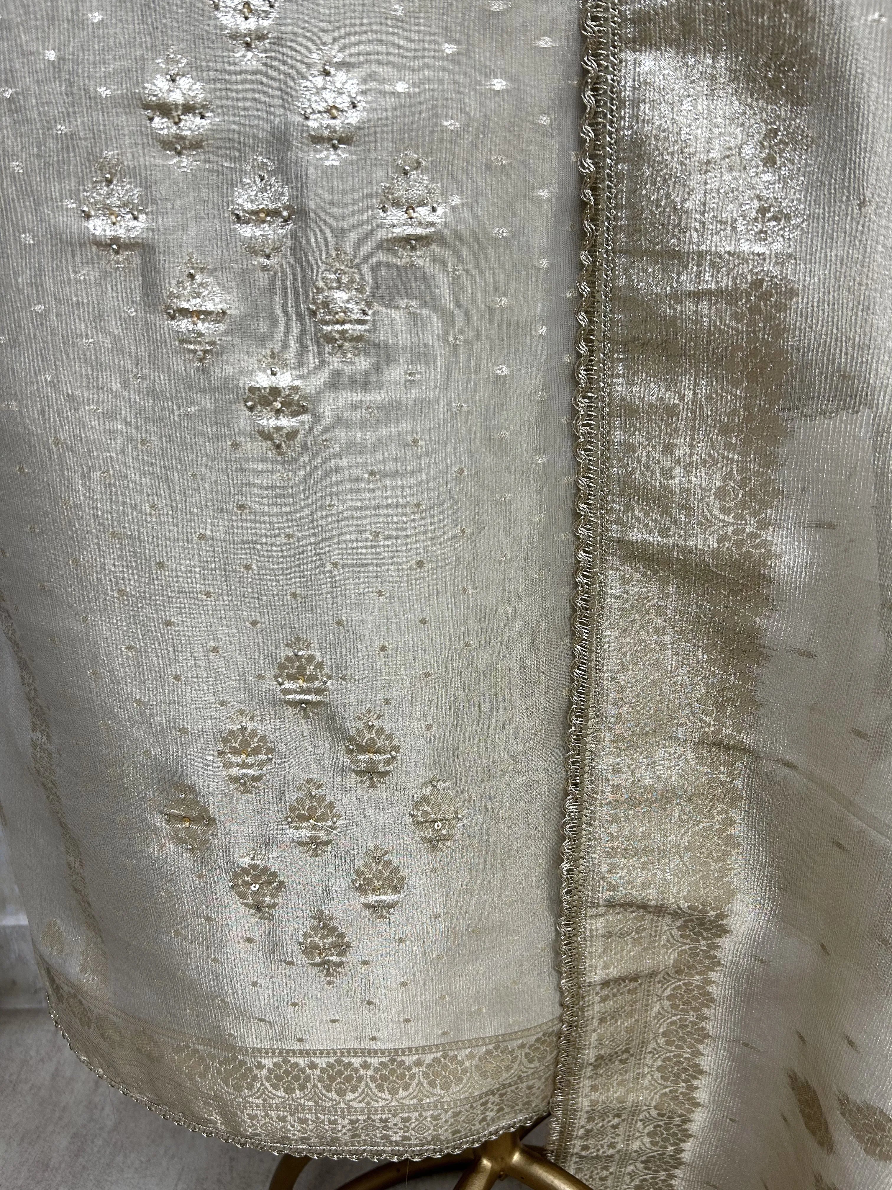Ivory Elegance Unstitched suit