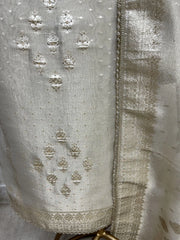 Ivory Elegance Unstitched suit