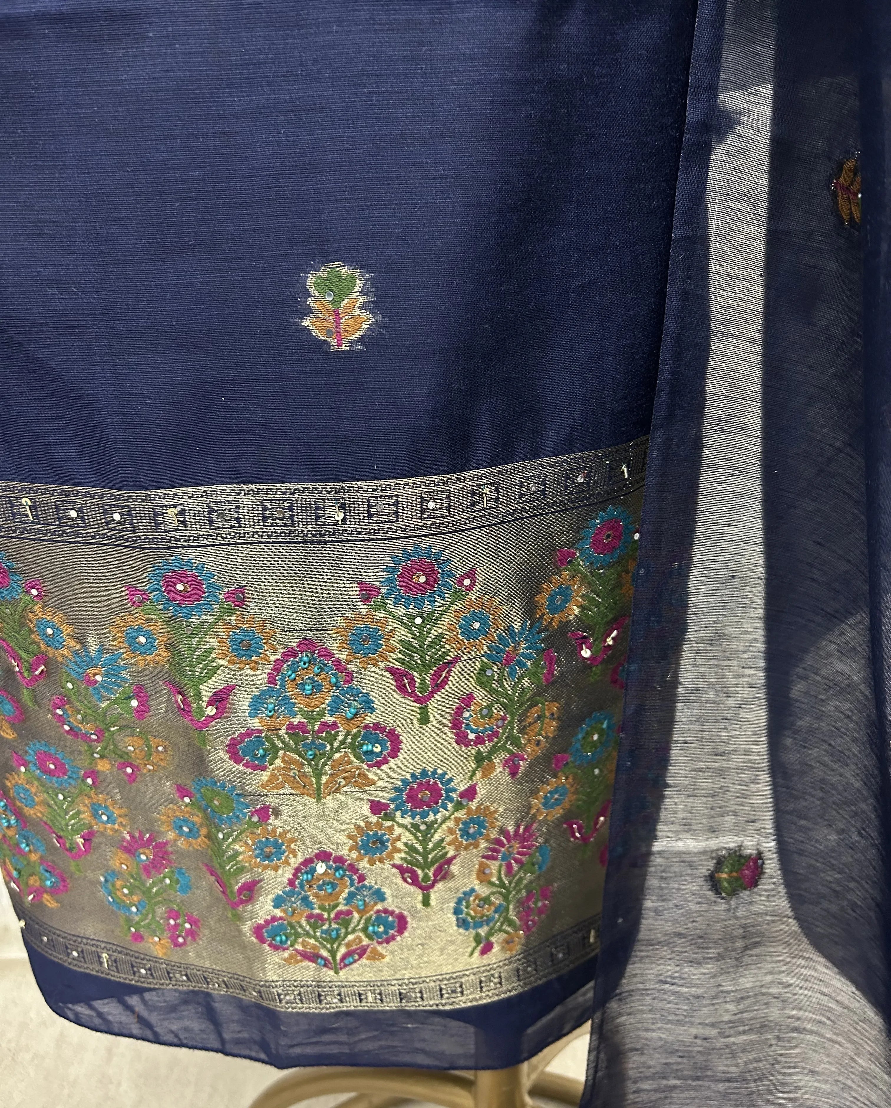 Graceful Maheshwari Unstitched suit