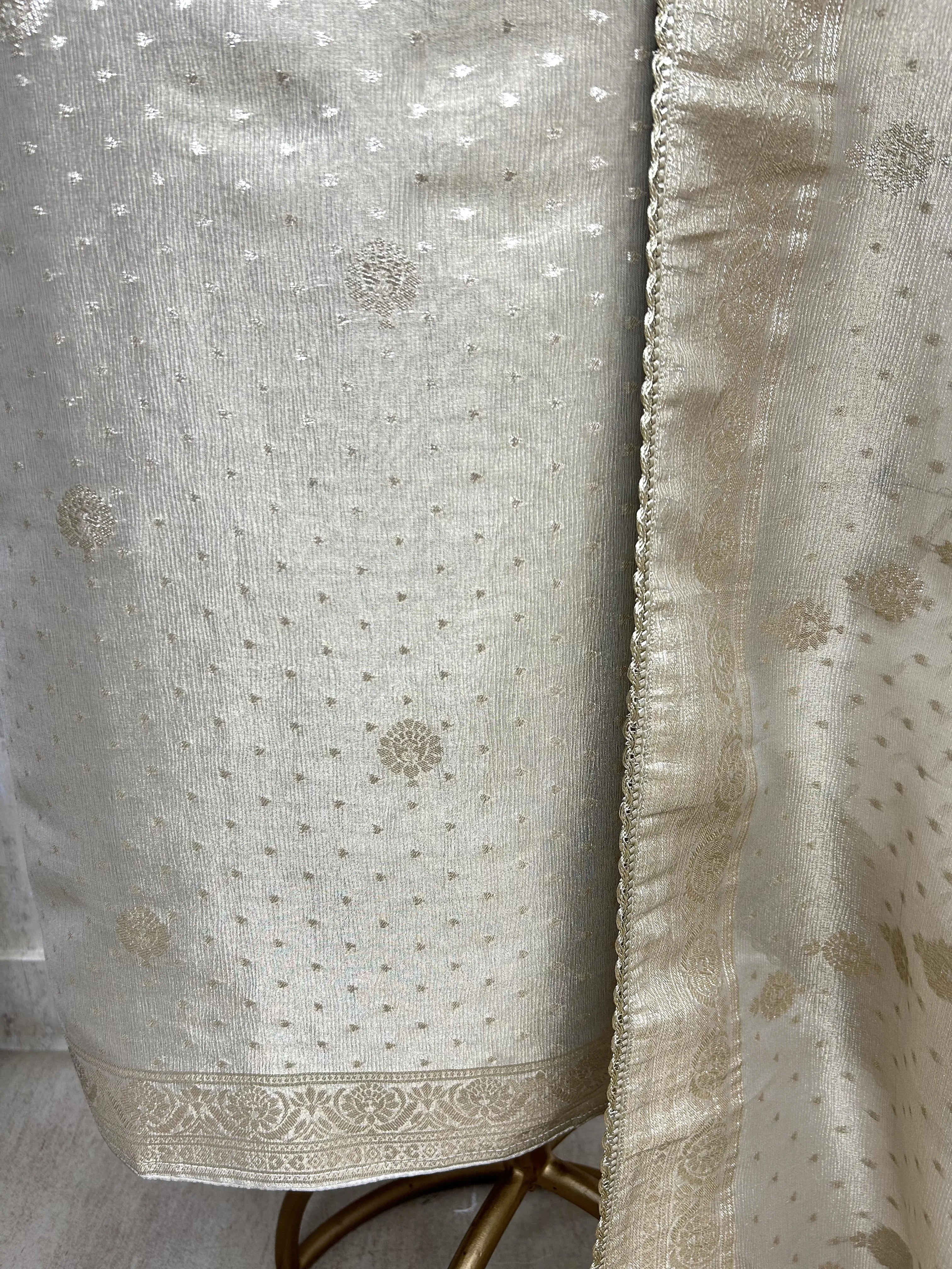 Ivory Elegance Unstitched suit