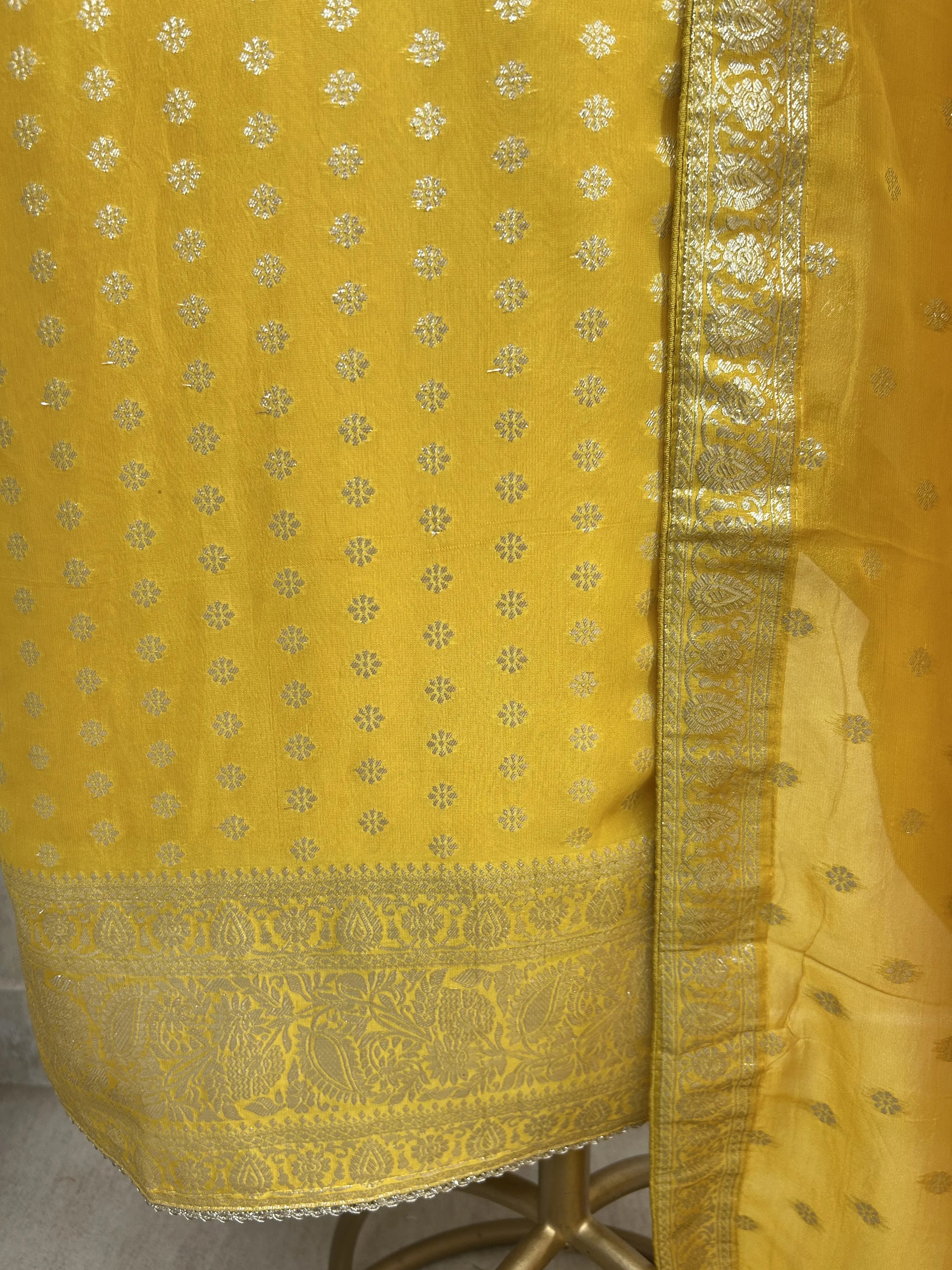 Royal Organza Unstitched suit