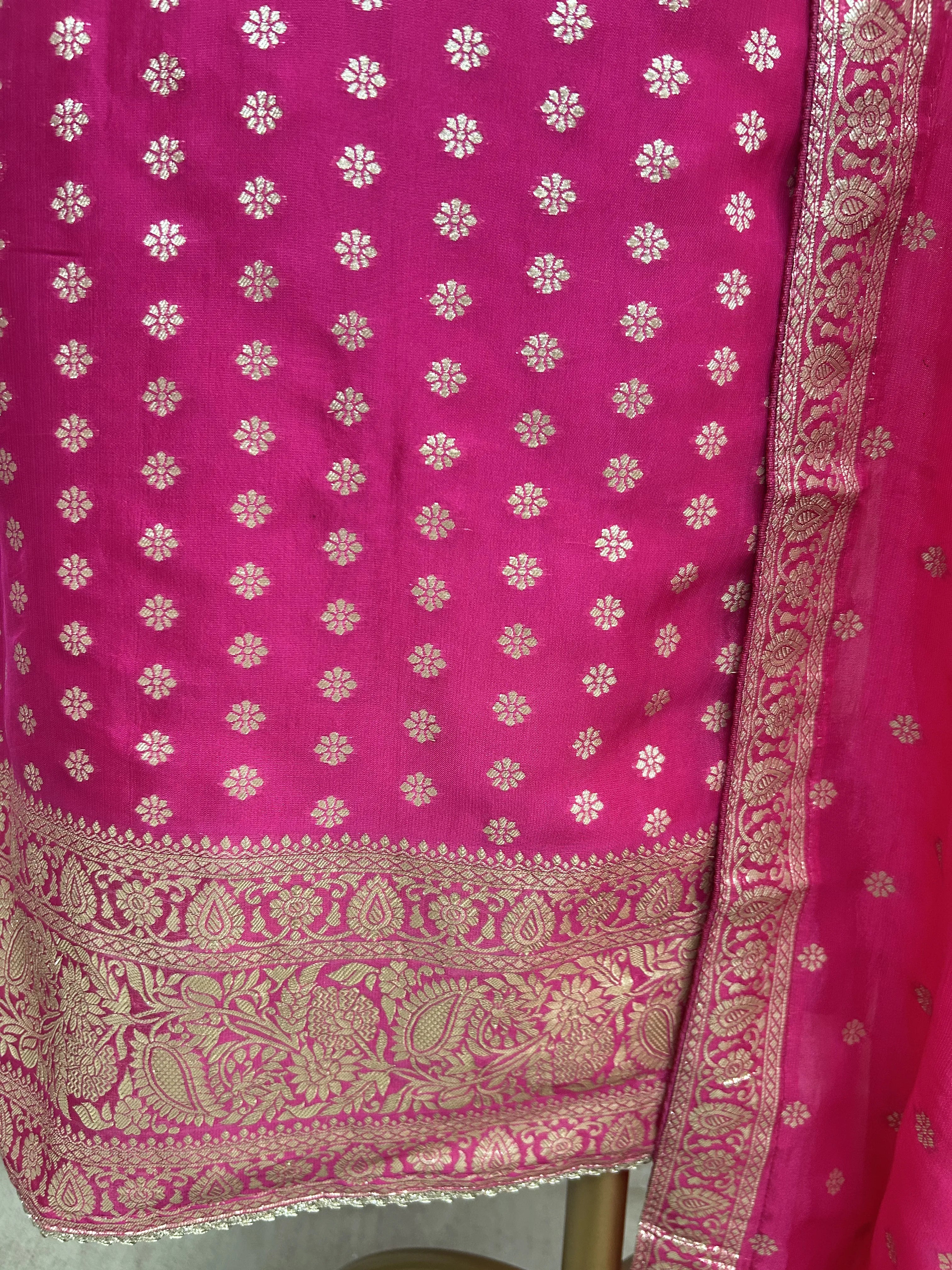 Royal Organza Unstitched suit