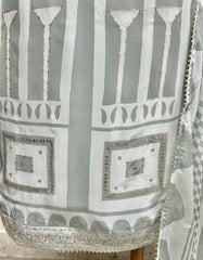 Printed Crepe Unstitched Suit Set