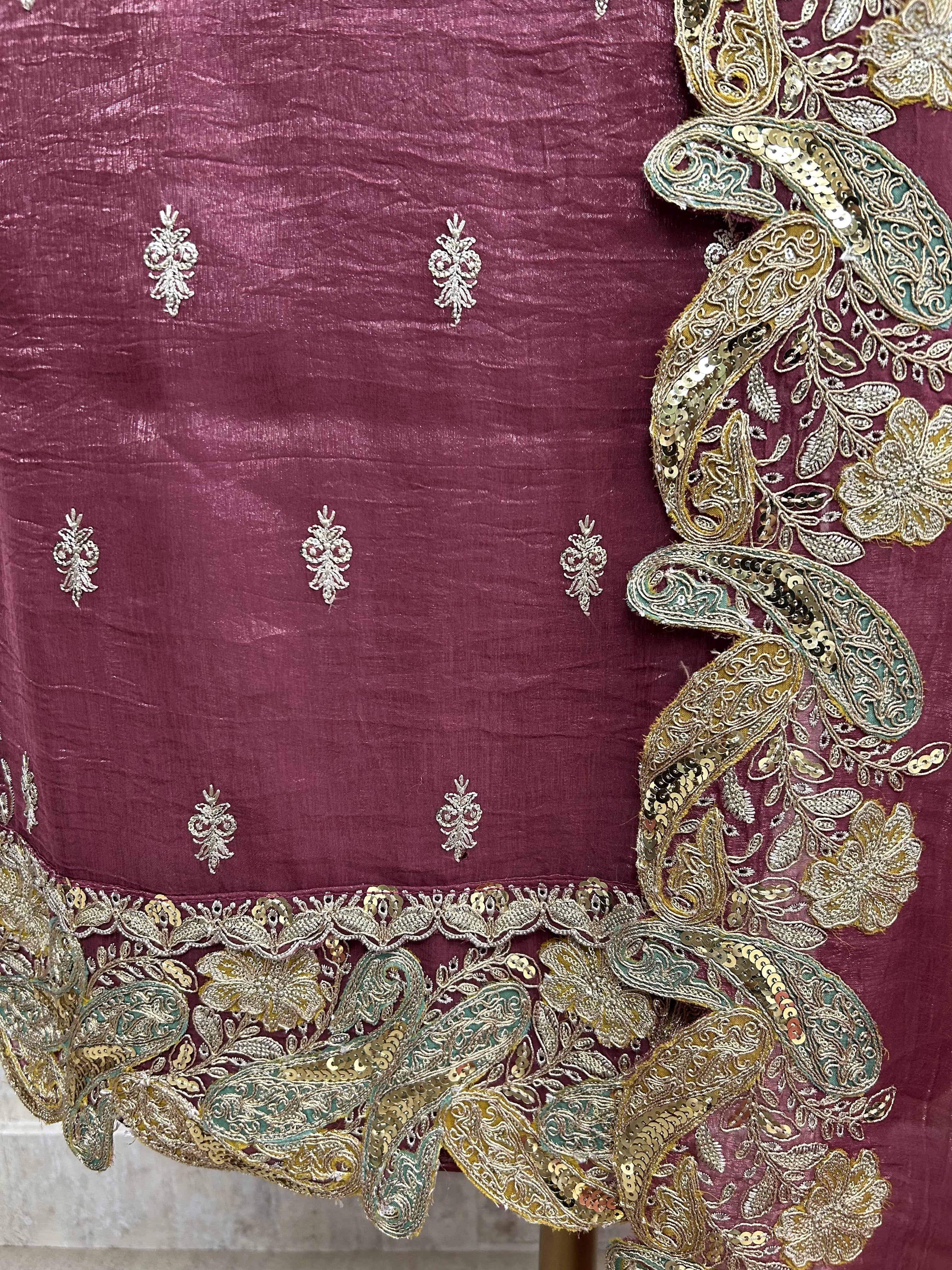 Sequence Work On Onex Unstitched Suit Set