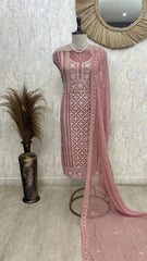 Lucknowi Unstitched Suit