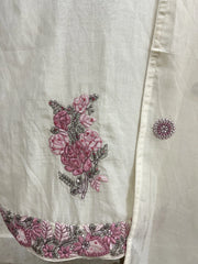 Embroidered Neckline Mul Unstitched Suit Set