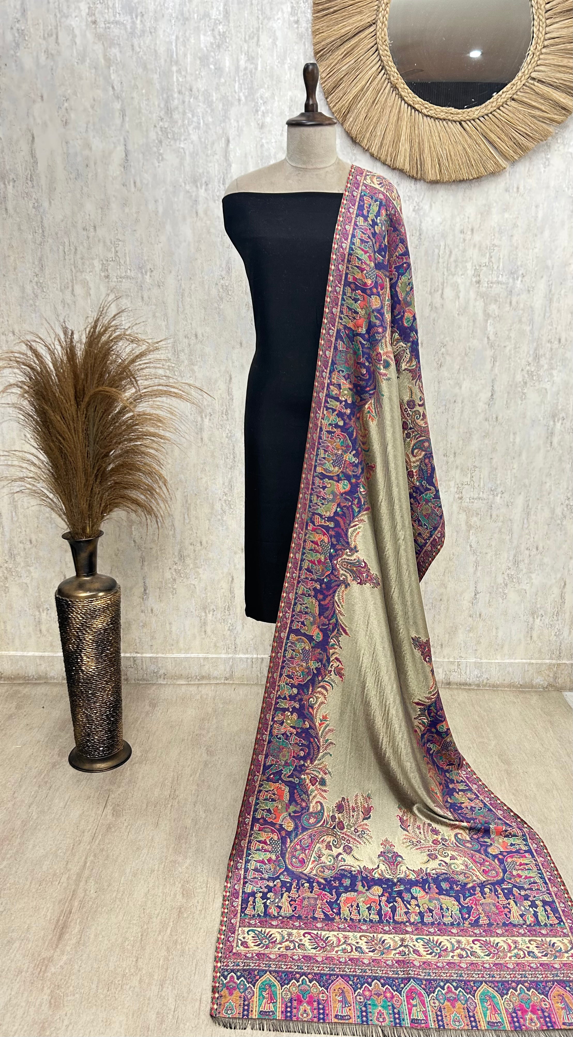 Reversible Moonlight Unisex Shawls With Curated Box Packaging