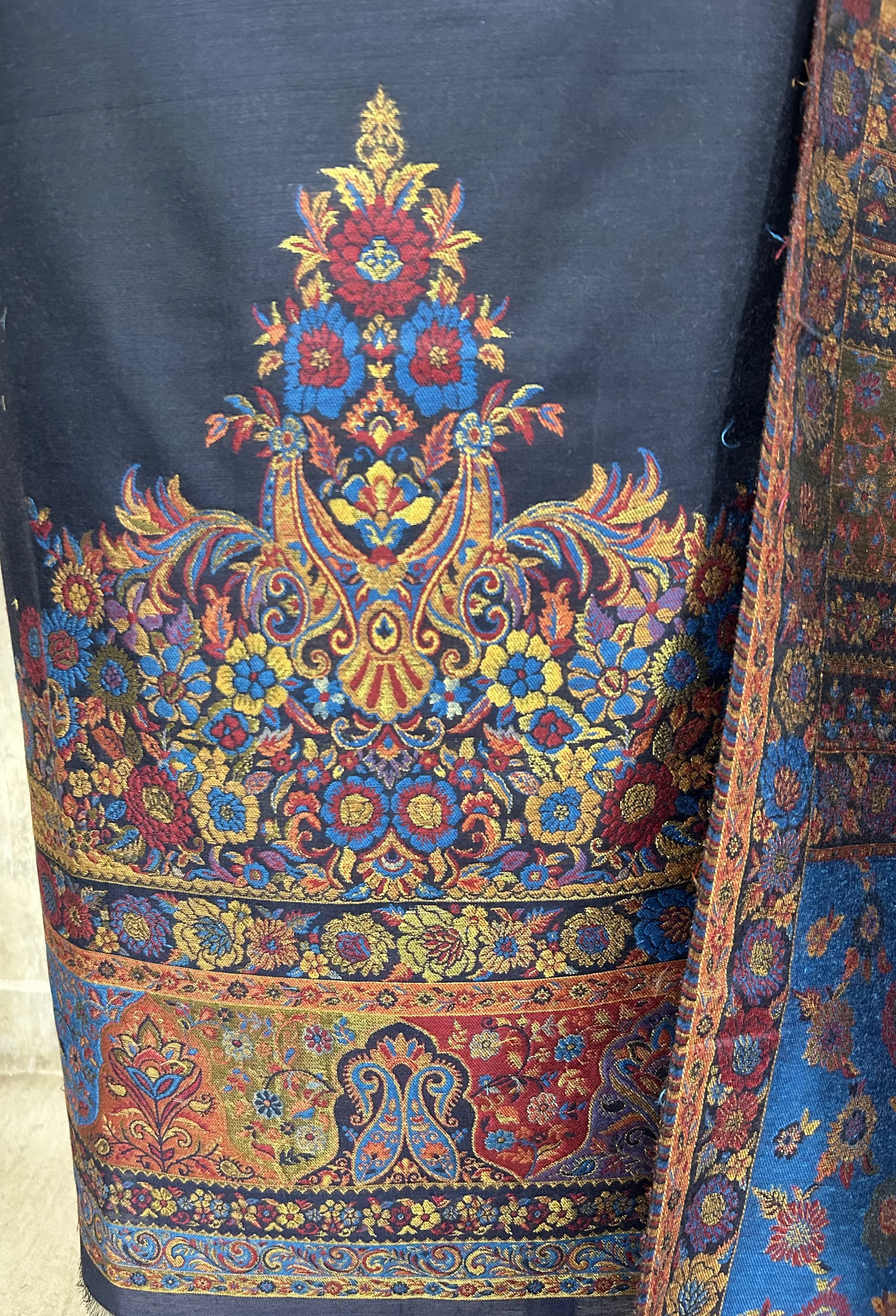 Kashmiri Kani Cotton Silk Unstitched Suit