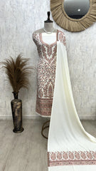 Heritage kashmiri pashmina unstitched suit